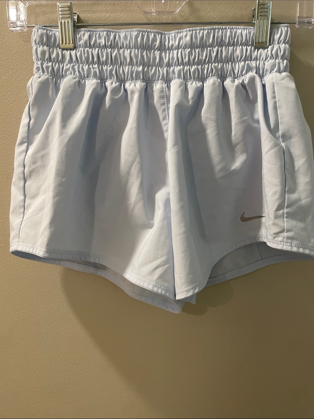 Nike Women’s One Dri-FIT Mid-Rise 3” Brief-Lined Shorts - Work Blue Like New